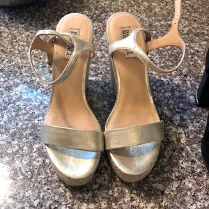 Badgley Mischka wedge sandals